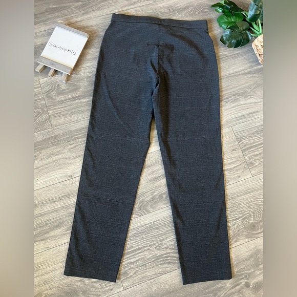 89th & Madison Comfort Stretch Braid Detail Trousers in Patterned Grey. Size 6 - Picture 4 of 9